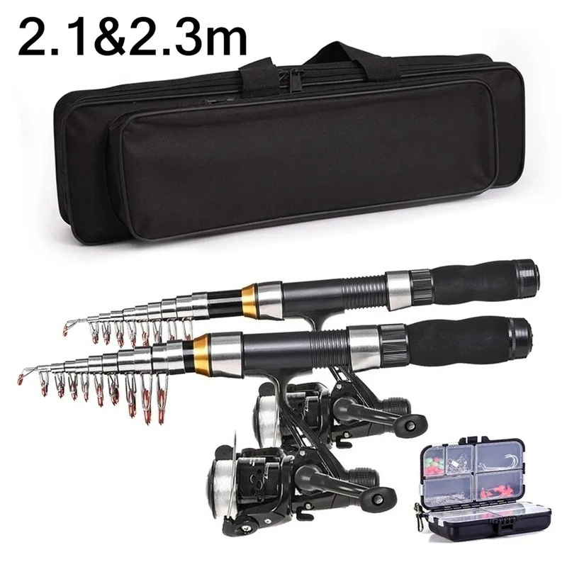 Fishing Line Spooler - BRAVMAK 2.1/ 2.3 mTelescopic Fishing Rod