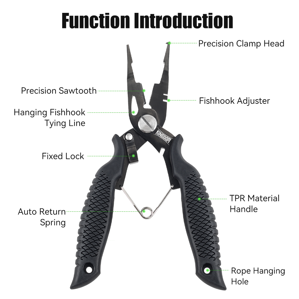 Kingdom Fishing Pliers Multifu - đánh giá và giá Fishing Line Cutter