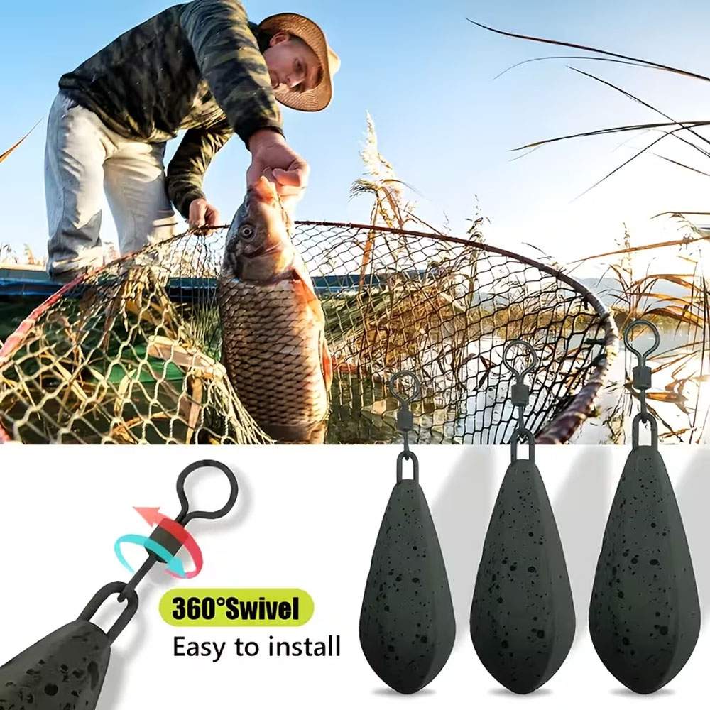 4-Pack Heavy-Duty Carp Fishing - đánh giá và giá Leader Line