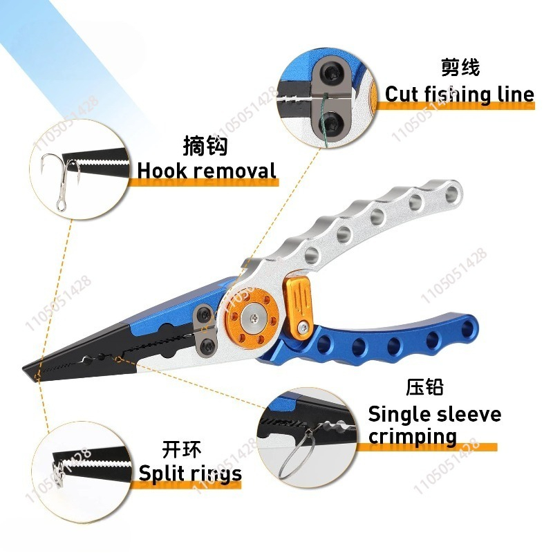 Aluminum Fishing Tackle Pliers - đánh giá và giá Fishing Line Cutter