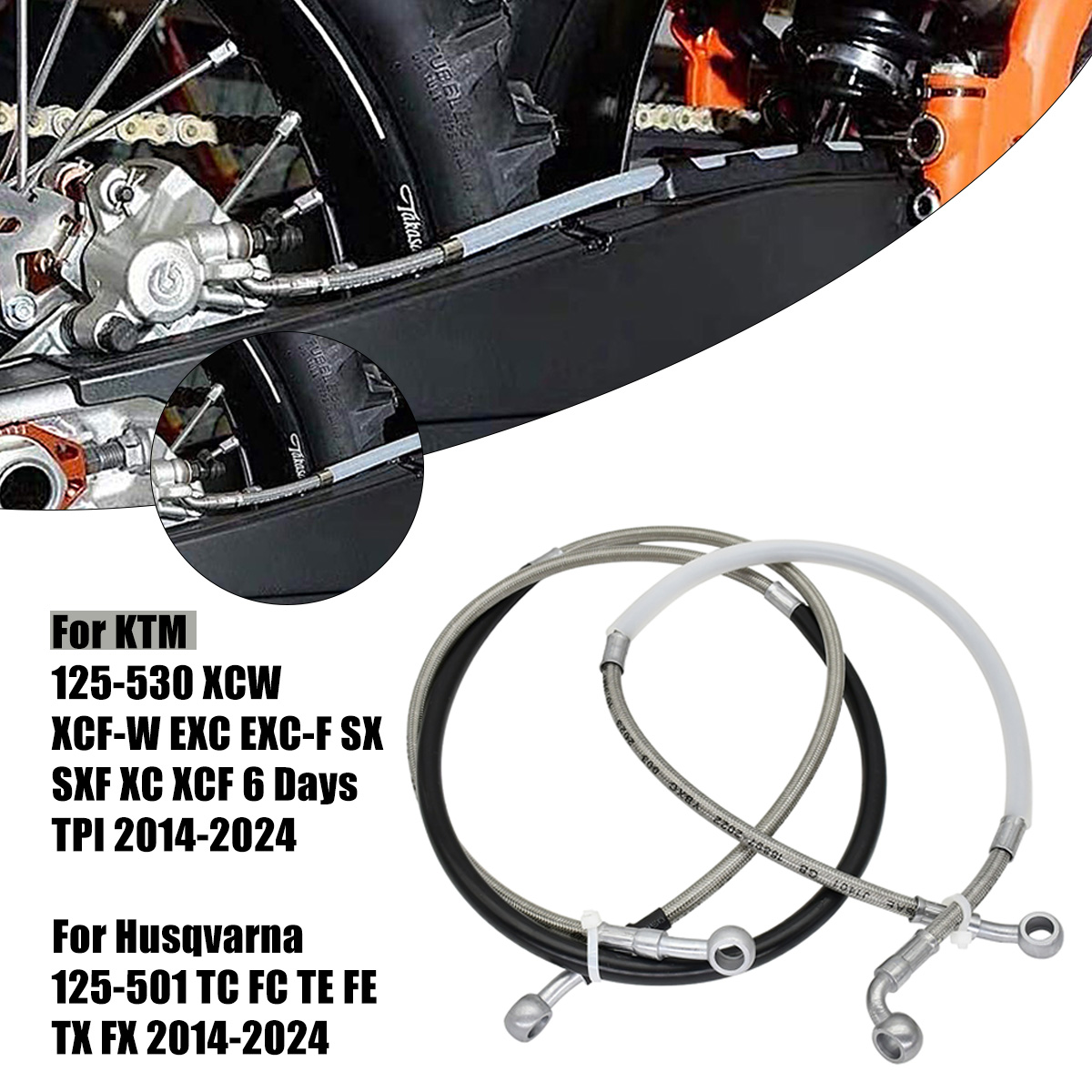 Front Rear Hydraulic Brake Lin - đánh giá và giá Braided Line