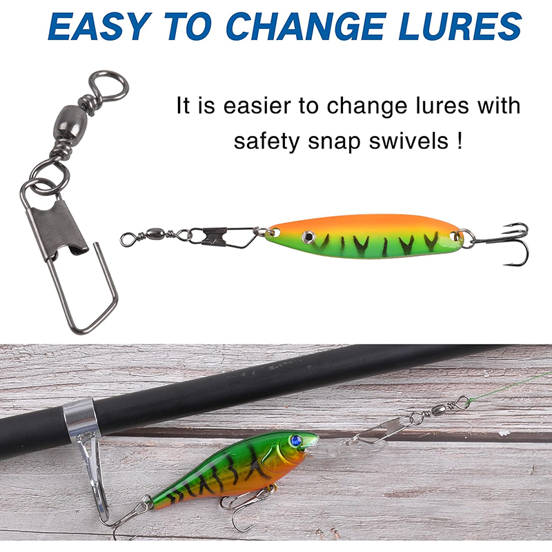 100Pcs Fishing Barrel Swivel C - đánh giá và giá Saltwater Line